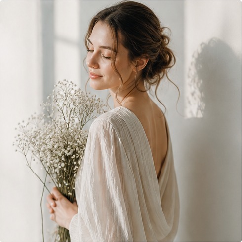 Soft natural light portrait